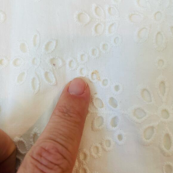 NWT Mayoral Size 18 Blanco Eyelet Dress - Picture 8 of 8